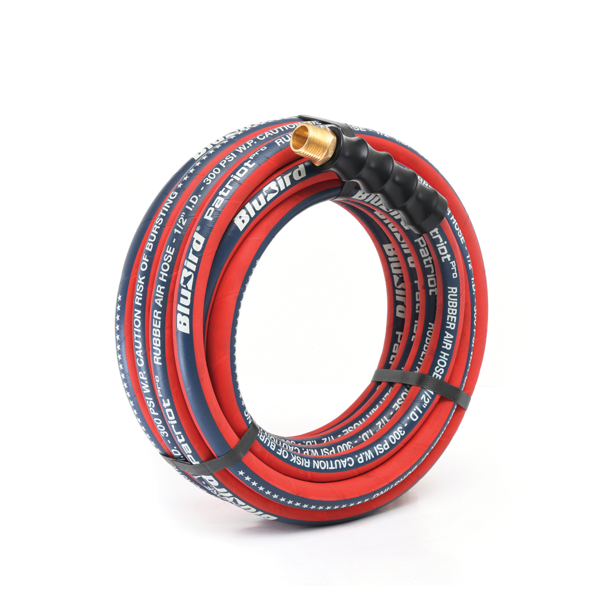Patriot Pro, 1/2in.x25ft. Patriot Pro Rubber Air Hose, Hose Diameter 1/2 in, Hose Length 25 ft, Model# PPPRO1225